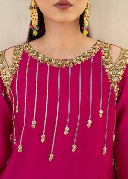 Dastoor | Maahi Luxury Pret'25 - Fuchsia Rose