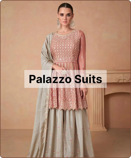 All Palazzo Suits - Indian Clothes