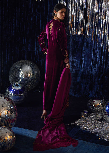 Farah Talib Aziz | Velvet Fete - Arwen Magenta