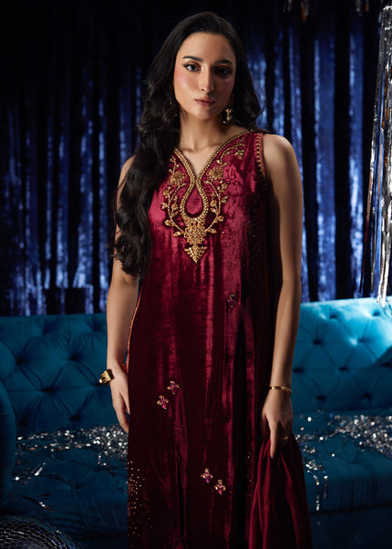 Farah Talib Aziz | Velvet Fete - Arden Garnet