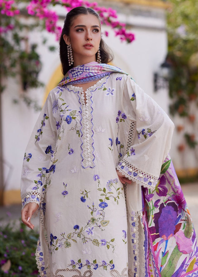 Farah Talib Aziz | Luxury Lawn '26 - Evita Ivory
