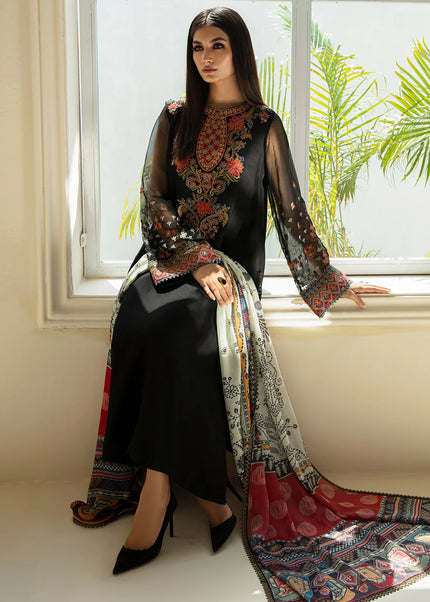 Baroque | Embroidered Chiffon UF-388