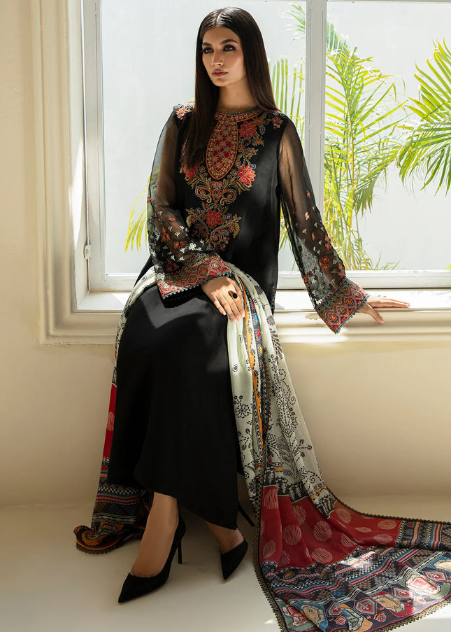 Baroque | Embroidered Chiffon UF-388