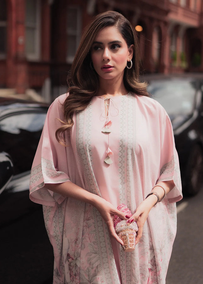 Erum Khan | Kaftan Edit - Fuchsia Fire