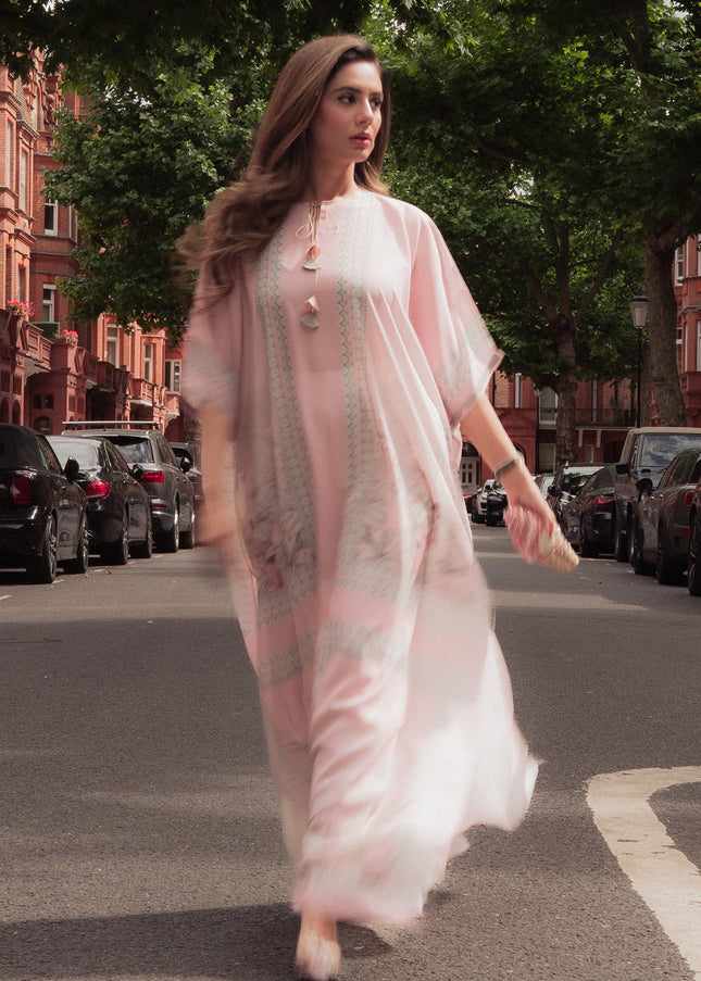 Erum Khan | Kaftan Edit - Fuchsia Fire