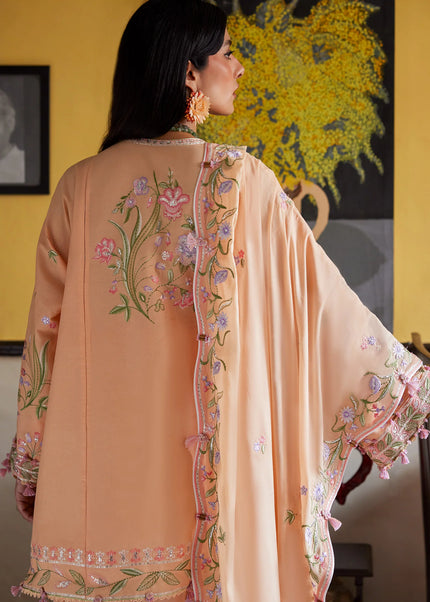 Zaha | Festive Lawn '26 - Apricot Mallow Bloom