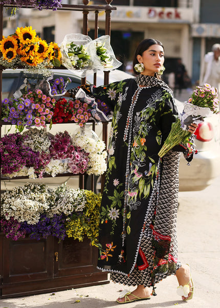 Zaha | Festive Lawn '26 - Midnight Bloom