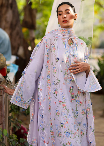 Zaha | Festive Lawn '26 - Periwinkle Muse