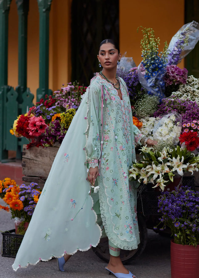Zaha | Festive Lawn '26 - Jade Vine Reverie