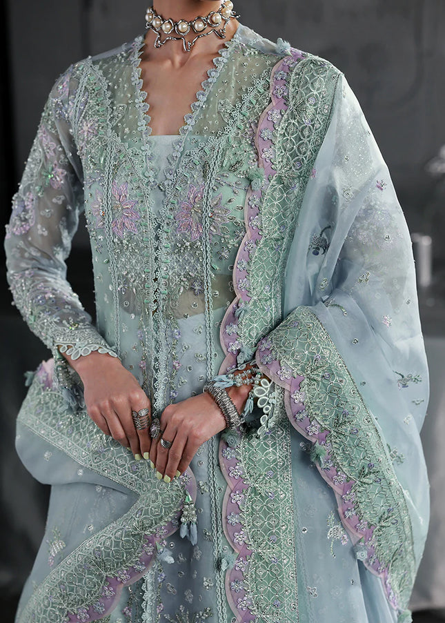 Qalamkar | Elirah Formals - Serene Aqua