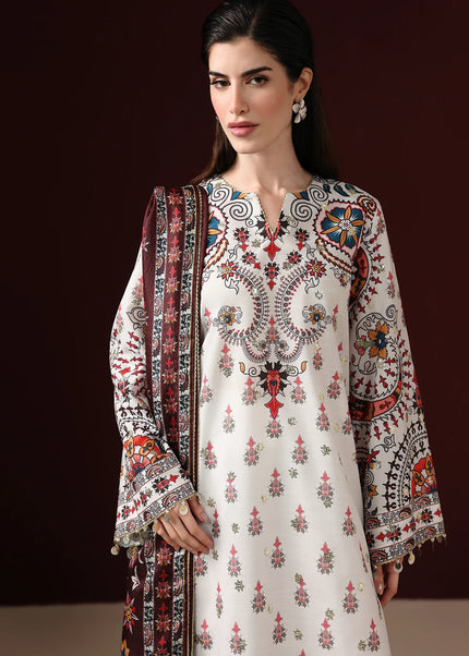 Jazmin | Embroidered Raw Silk UR-7088