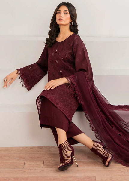 Baroque | Embroidered Chiffon UF-690