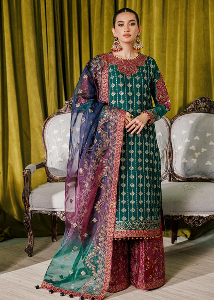 Alizeh | Heer Festive Collection '24- Nagar C Sea Green