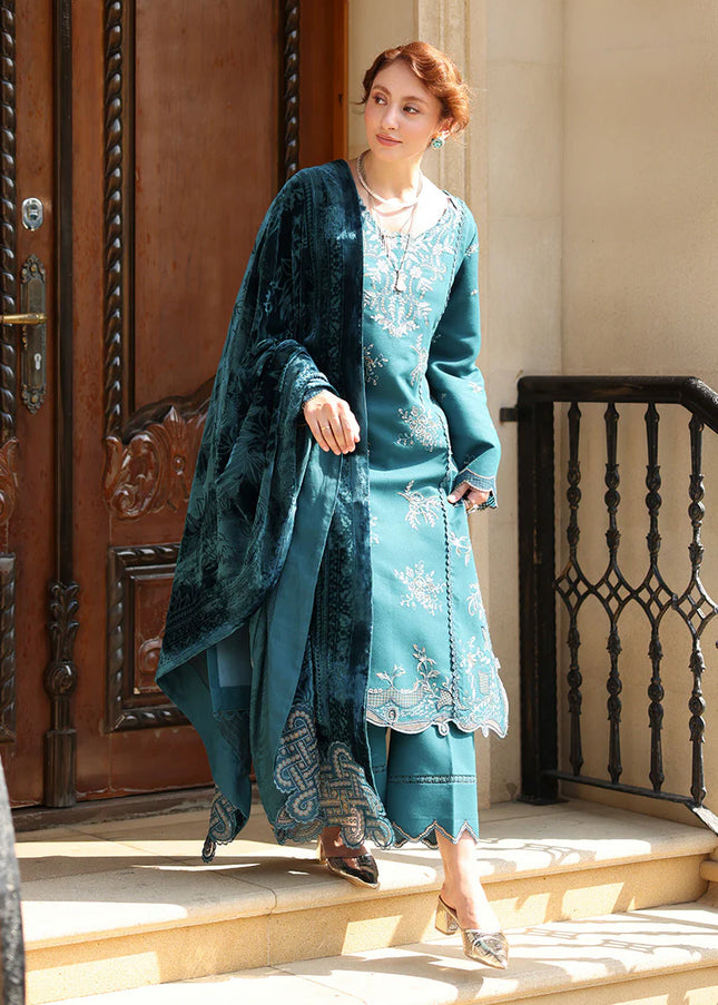 Rang Rasiya | Carnation Luxury Shawl Edit  - Mint