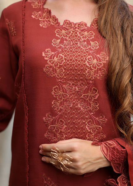 Rang Rasiya | Carnation Luxury Shawl Edit  - Cardamom