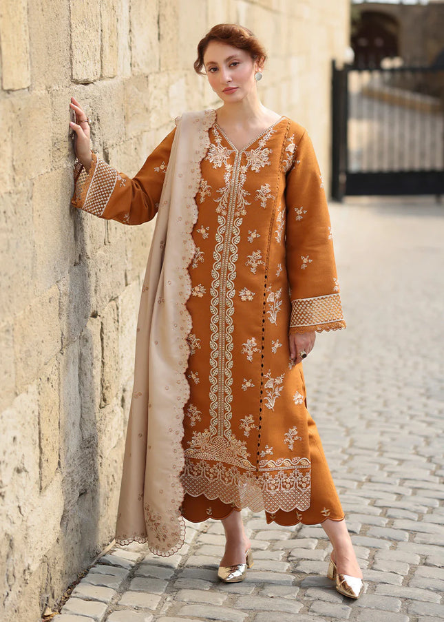 Rang Rasiya | Carnation Luxury Shawl Edit  - Cappuccino