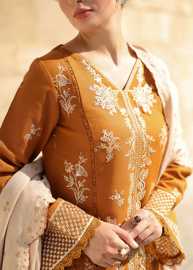 Rang Rasiya | Carnation Luxury Shawl Edit  - Cappuccino