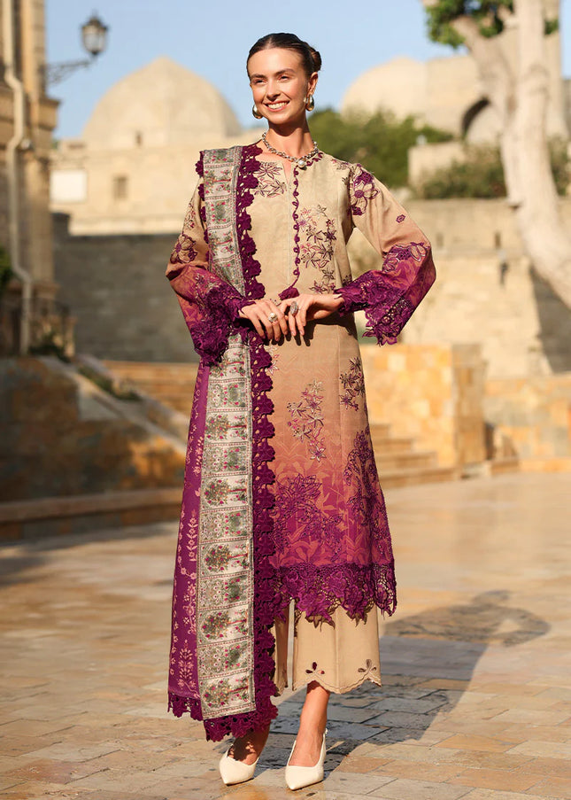 Rang Rasiya | Carnation Luxury Shawl Edit  - Chai