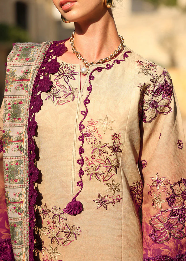 Rang Rasiya | Carnation Luxury Shawl Edit  - Chai