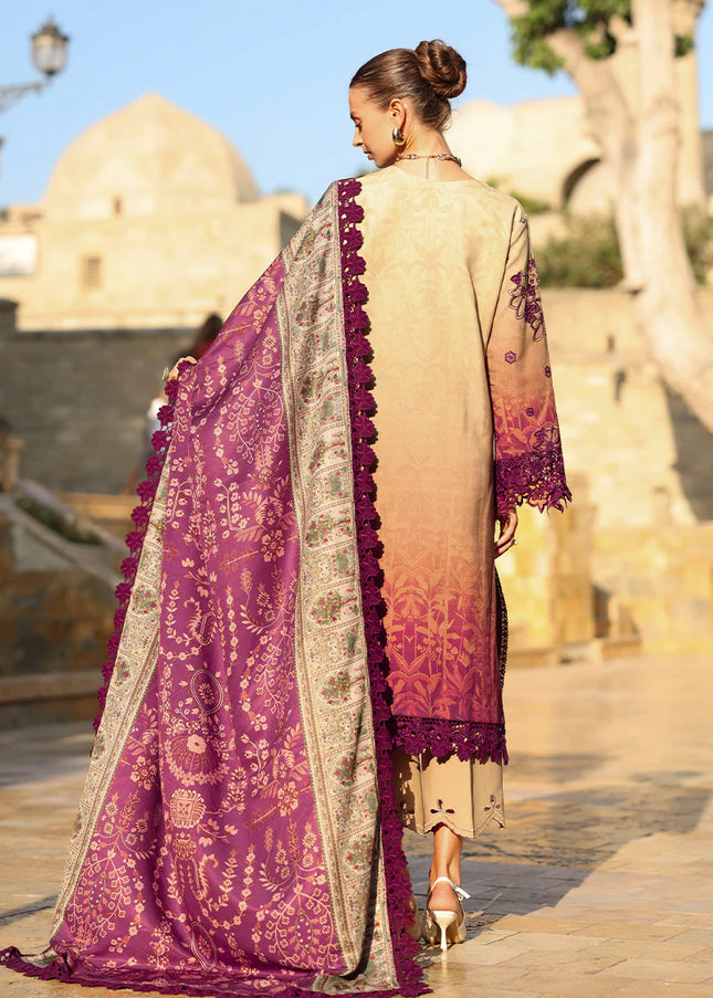 Rang Rasiya | Carnation Luxury Shawl Edit  - Chai