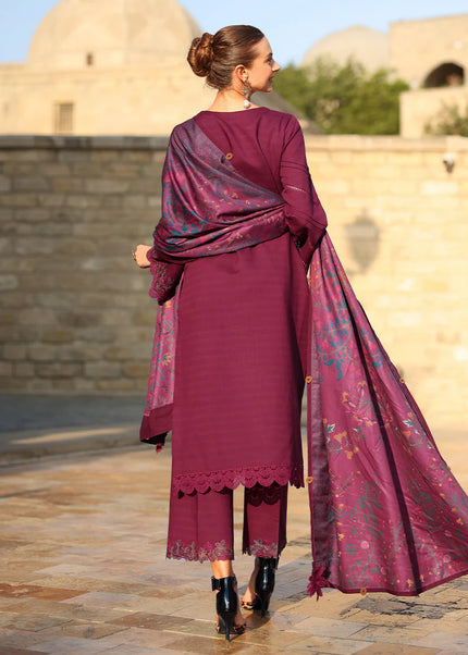 Rang Rasiya | Carnation Luxury Shawl Edit  - Espresso