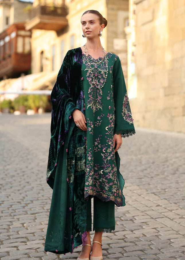 Rang Rasiya | Carnation Luxury Shawl Edit  - Matcha