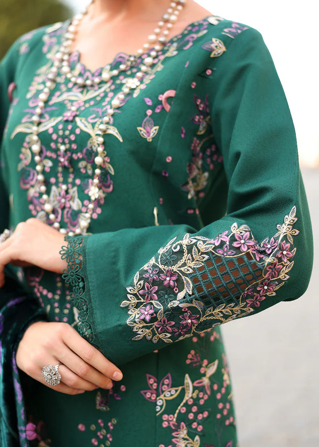 Rang Rasiya | Carnation Luxury Shawl Edit  - Matcha