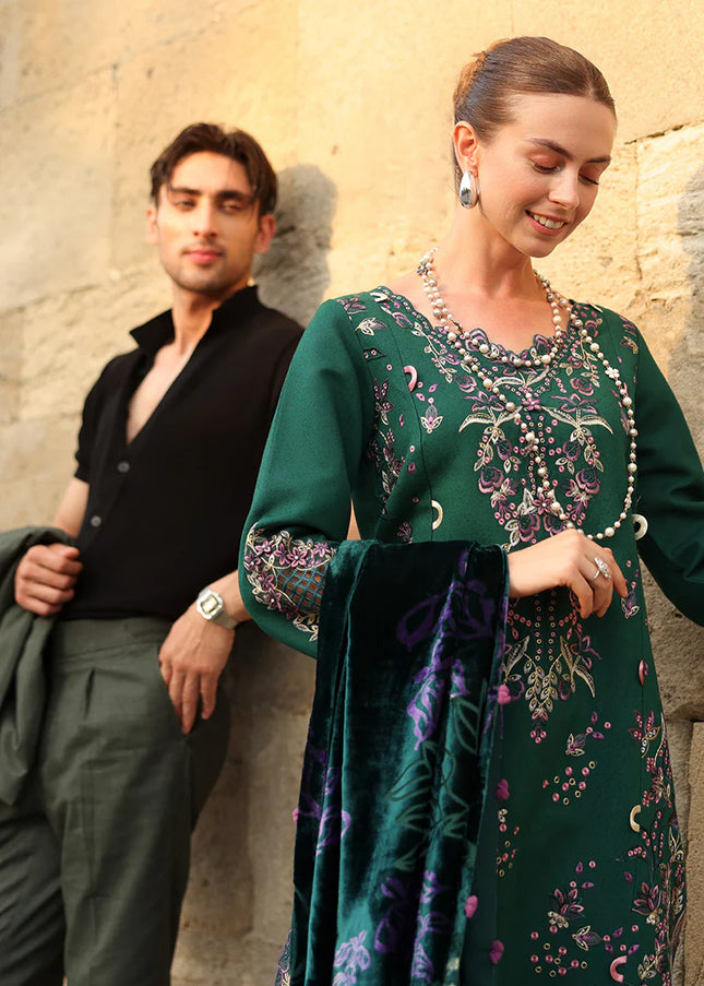 Rang Rasiya | Carnation Luxury Shawl Edit  - Matcha