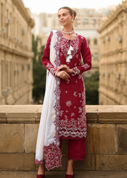 Rang Rasiya | Carnation Luxury Shawl Edit  - Rose