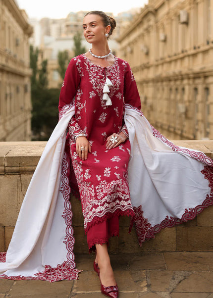 Rang Rasiya | Carnation Luxury Shawl Edit  - Rose