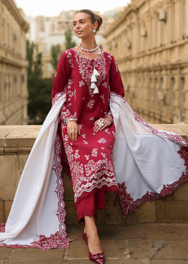 Rang Rasiya | Carnation Luxury Shawl Edit  - Rose