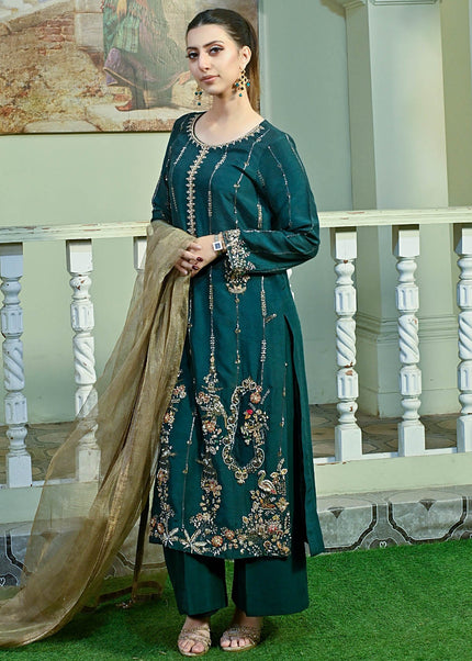 Sania Hasan | Vera Festive - Sila Green