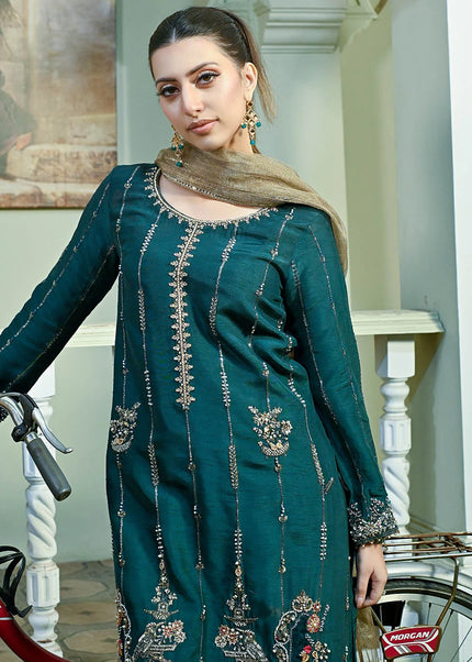 Sania Hasan | Vera Festive - Sila Green