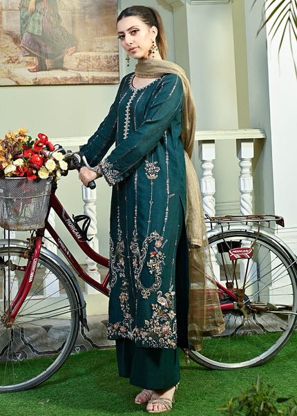 Sania Hasan | Vera Festive - Sila Green