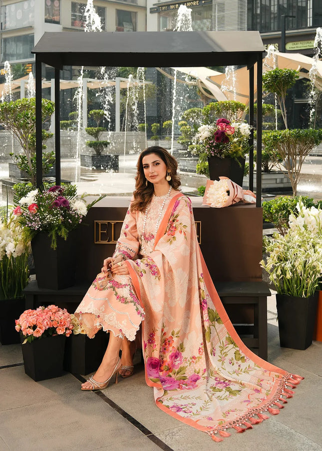 Elaf Premium | Elaf Winter Pashmina Shawl Collection'24 - Flourishing Romance