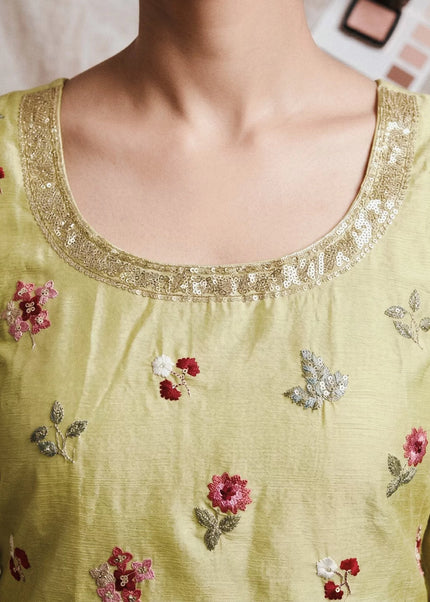 Chinnon Embroidered Palazzo Suit Series