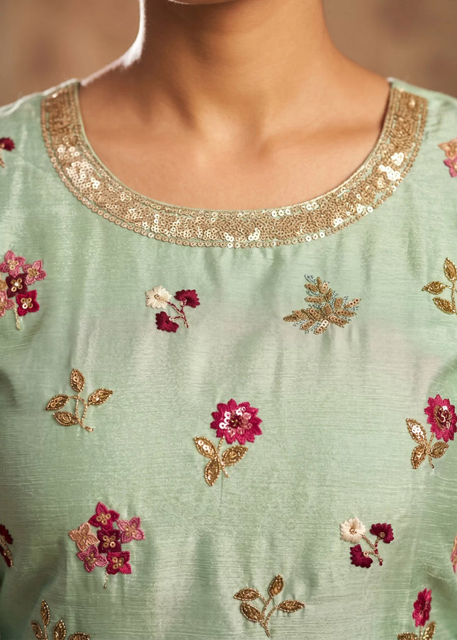 Chinnon Embroidered Palazzo Suit Series