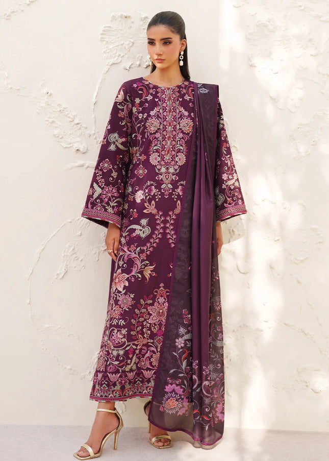 Baroque | Embroidered Raw Silk UF-4382