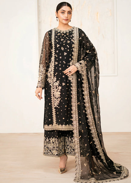 Baroque | Embroidered Chiffon UF-4038