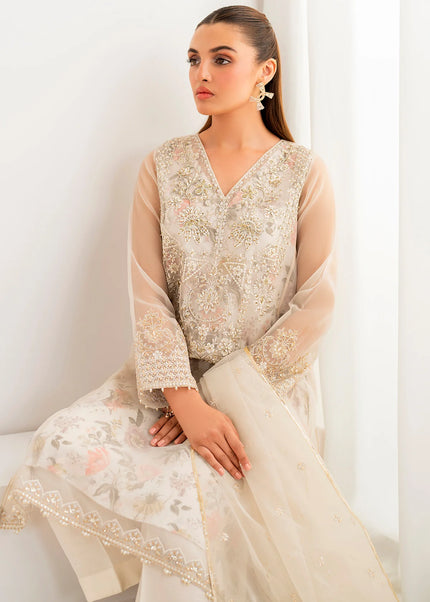 Baroque | Embroidered Chiffon UF-699