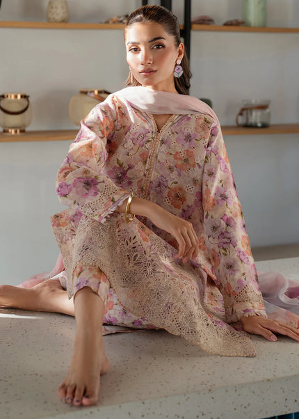 Baroque | Embroidered Printed Lawn UF-4099