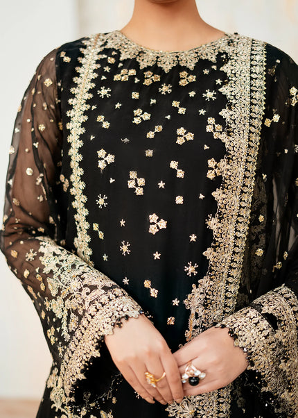 Baroque | Embroidered Chiffon UF-4038