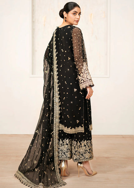 Baroque | Embroidered Chiffon UF-4038