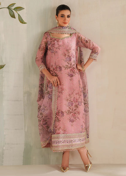 Baroque | Embroidered Cotton Net UF-4374