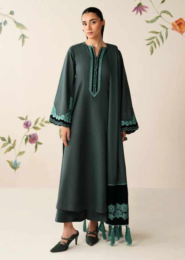 Baroque | Embroidered Khaddar PR-1192