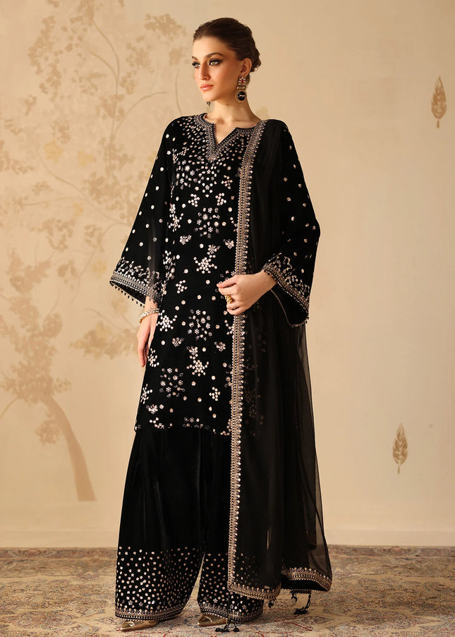 Baroque | Embroidered Velvet UF-4316