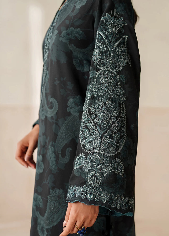 Baroque | Embroidered Viscose Silk UF-4280