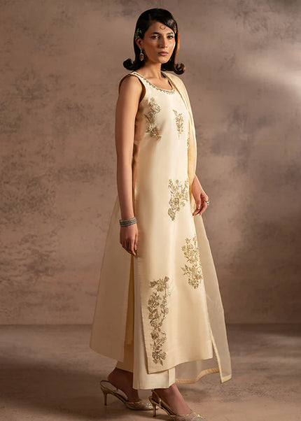Farrukhzia | Fareesha - Ivory Zardosi