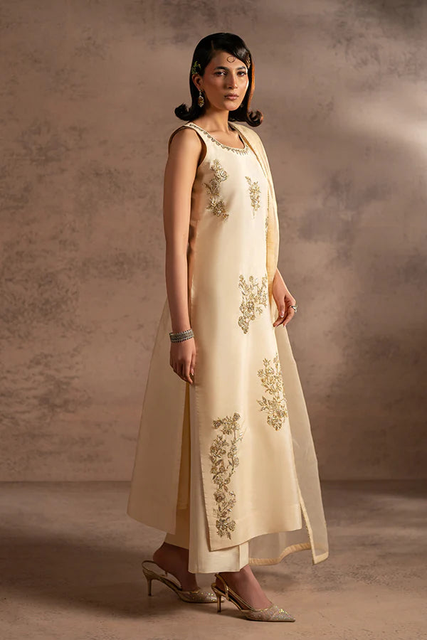 Farrukhzia | Fareesha - Ivory Zardosi