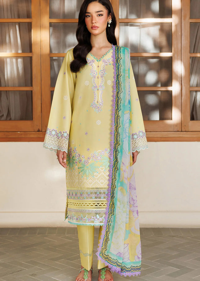 Farasha | Summer Weaves Embroidered Lawn'25 - Daisy Dreams